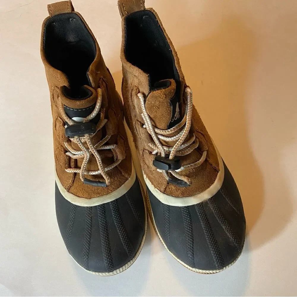 SOREL OUT N ABOUT CLASSIC short lace up boots waterproof tan caramel -5